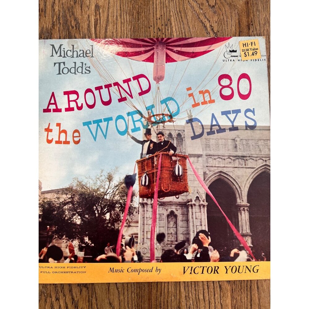 Michael Todds "Around The World In 80 Days" Vinyl LP Soundtrack Record By Victor